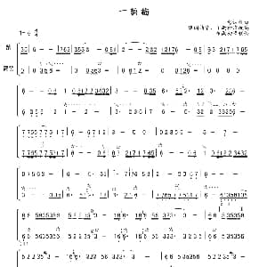 琵琶谱 | 一剪梅 箫 琵琶