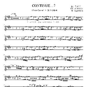 CONTINUE…？_歌谱投稿_词曲: Hige Driver