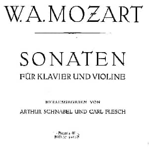 小提琴谱 | Mozart Violin Sonata No.1, KV. 305 第一小提琴奏鸣曲 奥 莫扎特