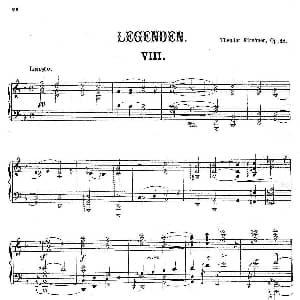 Legenden Op.18 钢琴谱 狄奥多 柯希纳