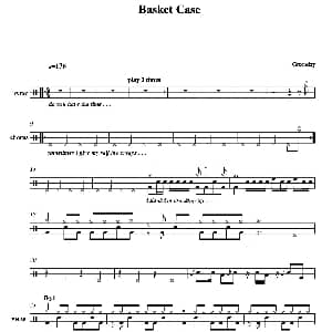 Basket Case 鼓谱
