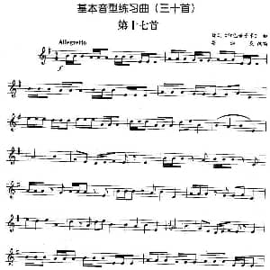 基本音型练习曲第十七首 娄润良