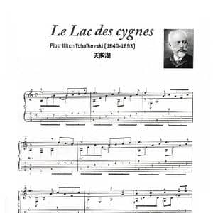 天鹅湖_歌谱投稿_词曲: 柴可夫斯基