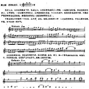 长笛曲谱 | 长笛练习曲100课之第11课 高音区的D E音