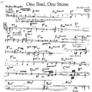 One Bird,One Stone 钢琴谱