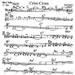 Criss Cross 钢琴谱
