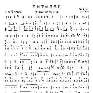 月光下的凤尾竹简谱_歌曲简谱_词曲: 施光南