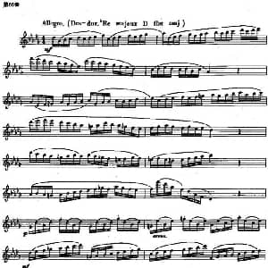 长笛曲谱 | 长笛练习曲100课之第66课 连线与节奏上的弱起感练习