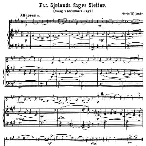 小提琴谱 | Paa Sjolunds fagre Sletter. 小提琴 钢琴伴奏