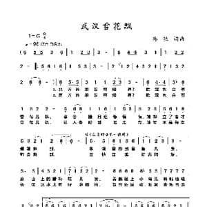 武汉雪花飘_歌曲简谱_词曲:亦弛 亦弛