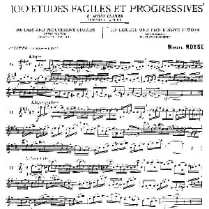 长笛曲谱 | moyse 100首练习曲之15—28 moyse