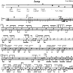 Van Halen Jump 爵士鼓谱