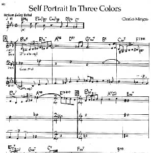 Self portrait In Three Colors 钢琴谱