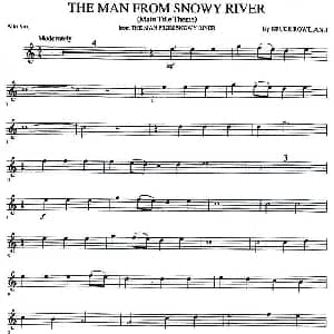 萨克斯谱 | 来自雪河的人