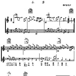 小芳 吉他谱 李春波