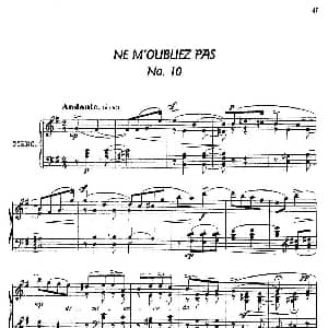 24 Characteristic Pieces Op.36 钢琴谱 安东 斯捷潘诺维奇 阿连斯基