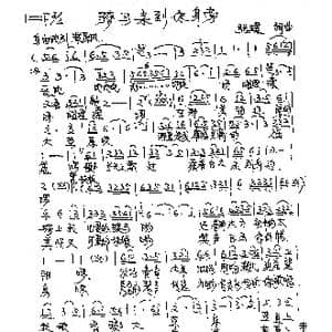 骑马来到你身边_歌曲简谱_词曲:张璟 张璟