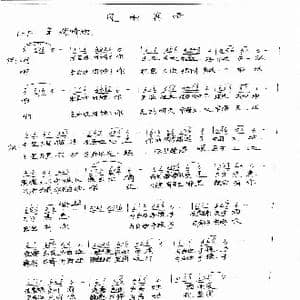 风雨真情_歌谱投稿_词曲:曲:黄涛 黄涛