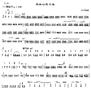 扬琴谱 | 音乐会练习曲 桂习礼作曲版 桂习礼