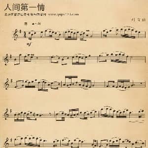 电子琴谱 | 人间第一情