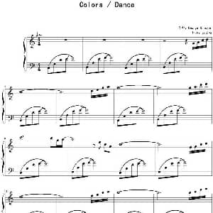 Colors Dance 钢琴谱 George Winston