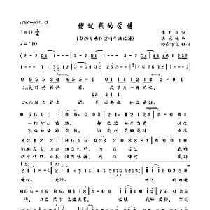 借过我的爱情_歌曲简谱_词曲:张雅薇 洪艾伦