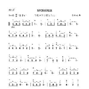 我和我的祖国_歌曲简谱_词曲:二胡 我和我的祖国