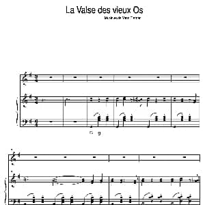 手风琴谱 | 永恒华尔兹 ​La Valse Des Vieux Os