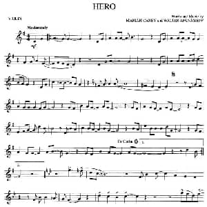 小提琴谱 | HERO