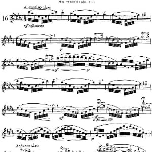 长笛曲谱 | 阿尔泰斯26首精选长笛练习曲 NO.16 Altes 阿尔泰斯