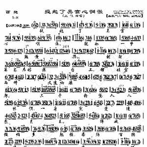 西施 提起了吴宫心惆怅_歌曲简谱_词曲:暂无 恒流星制谱