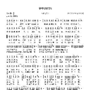 梦中的妈妈 _歌曲简谱_词曲:尚亿哥 尚亿哥