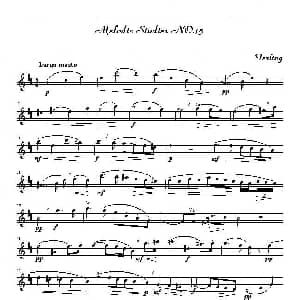 萨克斯谱 | 四十八首旋律练习曲之十五