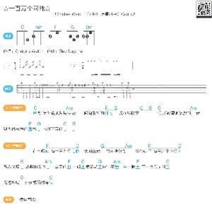 一百万个可能_歌谱投稿_词曲:Christine Welch Christine Welch