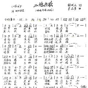 二炮兵歌_歌谱投稿_词曲:韩述元 李志勇