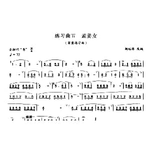 笛子谱 | 孟姜女 胡结续改编