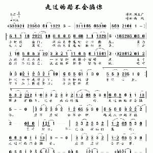 走过的路不会骗你_通俗唱法乐谱_词曲:刘玉广 南风