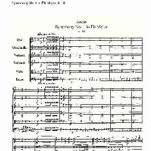 Symphony No.1 in Eb Major K.16 Eb大调第一交响曲K.16
