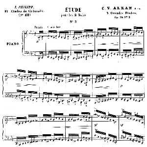 3 Grandes Etudes Op.76 No.3 钢琴谱 查理斯 沃伦汀 阿尔坎