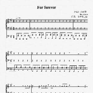For forever_歌谱投稿_词曲: 华晨宇