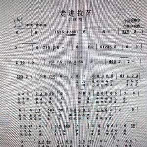 走进拉萨_歌谱投稿_词曲:张春华 张彦鑫