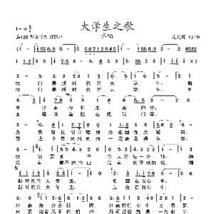 我们是新时代的大学生_歌谱投稿_词曲:姜延辉 姜延辉