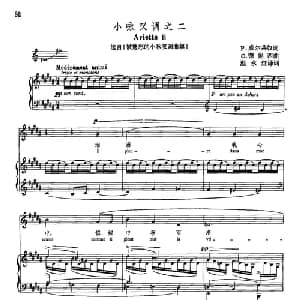 声乐教学曲库5 18小咏叹调之二_外国歌谱_词曲:P 威尔莱奴 C 德彪西