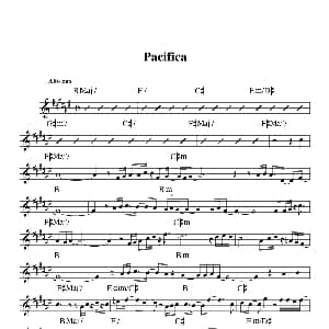 萨克斯谱 | Pacifica 中音萨克斯