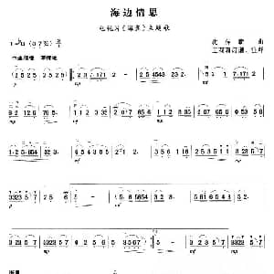 二胡谱 | 海边情思 沈传薪