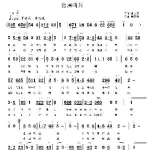 北疆哨兵_歌曲简谱_词曲:邬大为 鲁新华