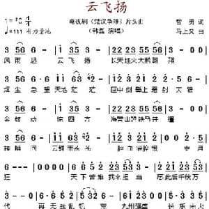 云飞扬_歌谱投稿_词曲:智勇 马上又