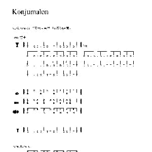 Konjumalon 非洲手鼓谱