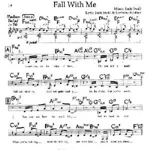 Fall With Me_外国歌谱