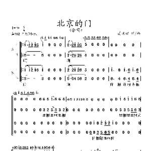 北京的门_歌谱投稿_词曲:姜延辉 姜延辉